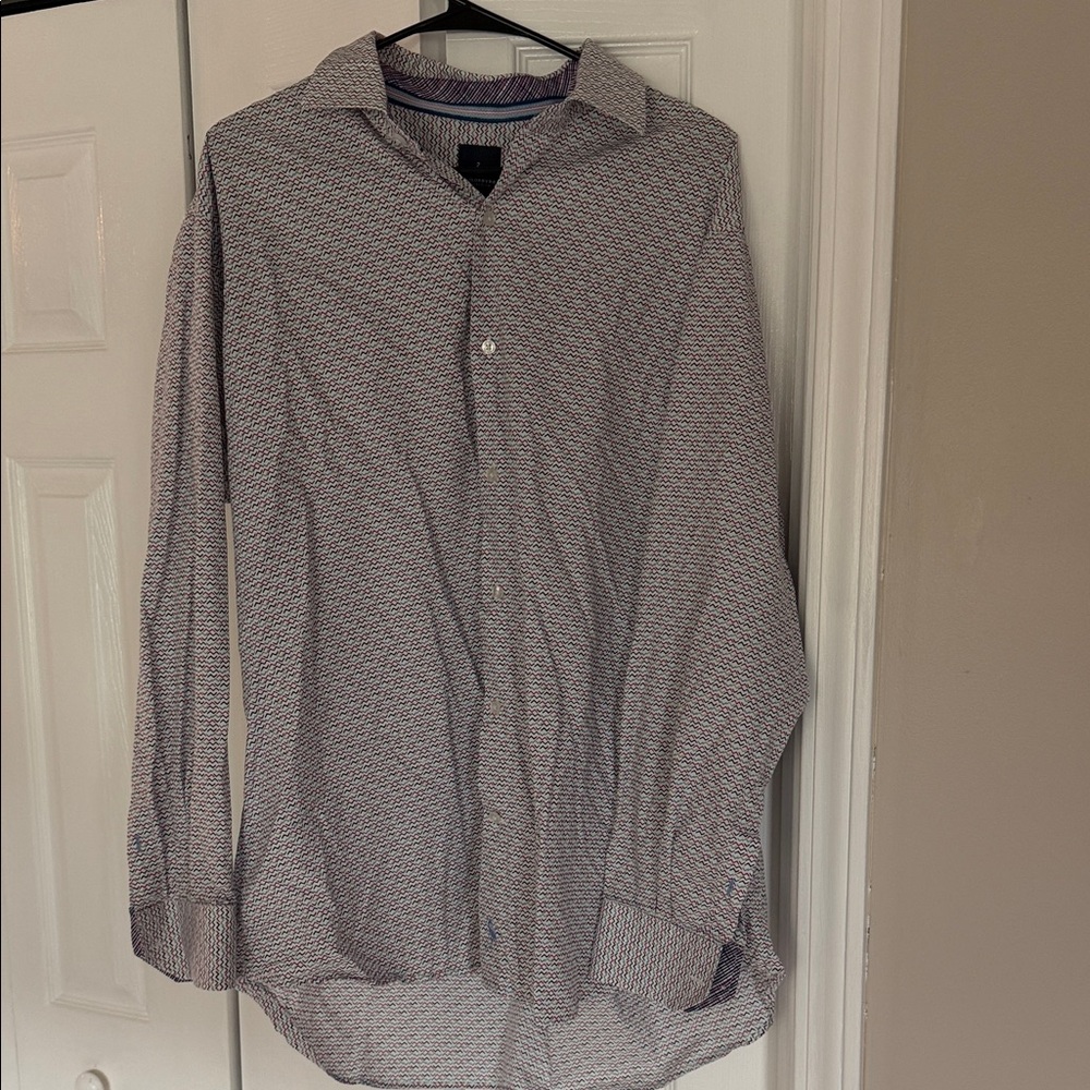 Men's tailorbyrd dress Patterned Shirt size XXL